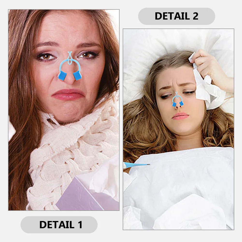 

16pcs Breath Training Nose Clip For Nosebleeds Stop Portable Home School Use Lung Exercise Nasal Clip Care Tool