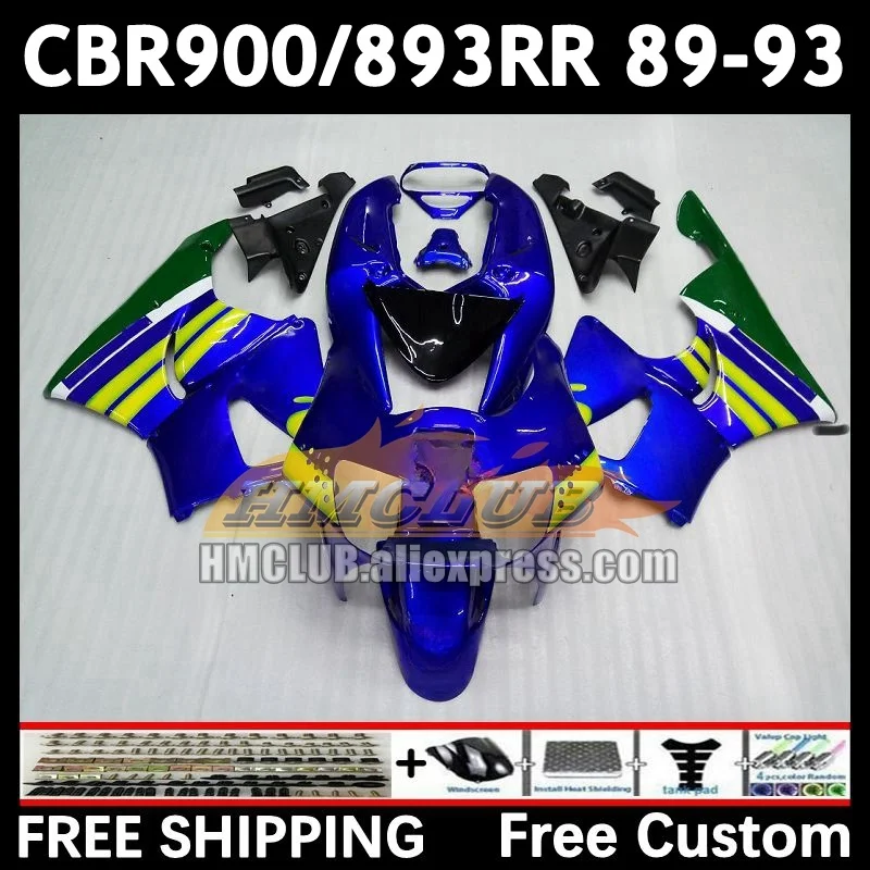 Fairing For HONDA CBR 893RR CBR900RR CBR900 CBR893 RR 71No.14 CBR893RR 89 movistar blu 90 91 92 93 1989 1990 1991 1992 1993 Body