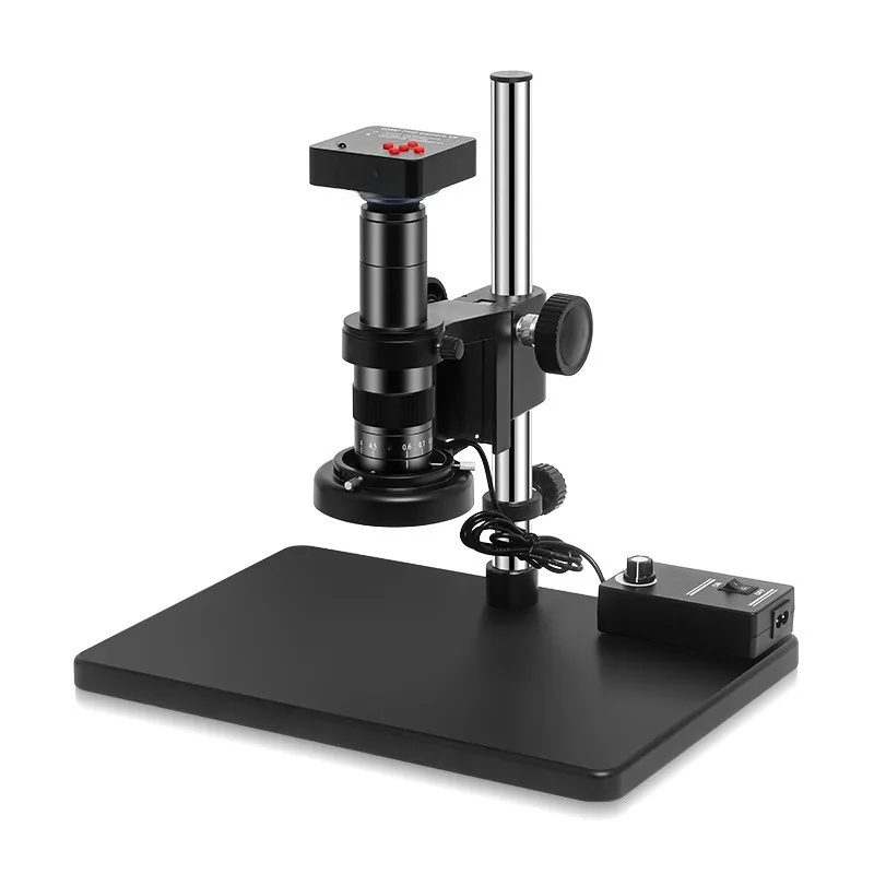 60MP 4K Industrial Video Digital Microscope Real Time High Magnification Electronic Inspection Camera with Screen for Phone