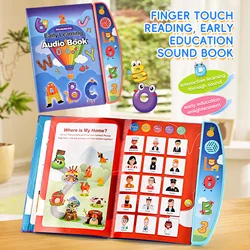 Interactive Story Sound Book - Early Education Talking Book for Infants, Finger Touch Reading with Lively Stories and Cognitive