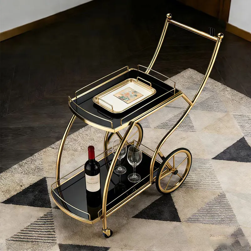 Cake food truck,  hotel restaurant food delivery truck, 4s mobile cart, commercial three-layer wine truck