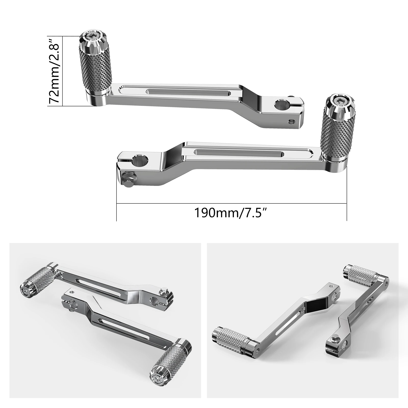 For Harley Harley Street Glide FLHX 2017-2023 Gear Shifter Levers Road Glide Limited FLTRK 2020-2023 Road King FLHR 2017-2022 - Image 2