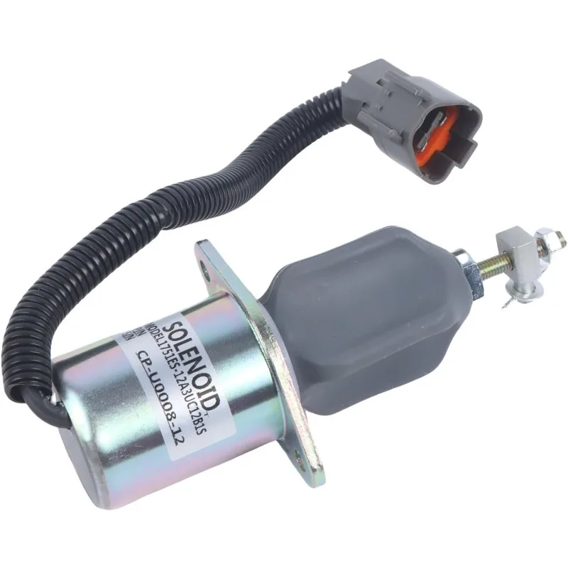 12V SA-4673-S 129953-77811 Fuel Shutoff Stop Solenoid For Yanmar 4TNE94 Engine Hyundai R210-5 Volvo EC55 ECR88 Bobcat S160 S175