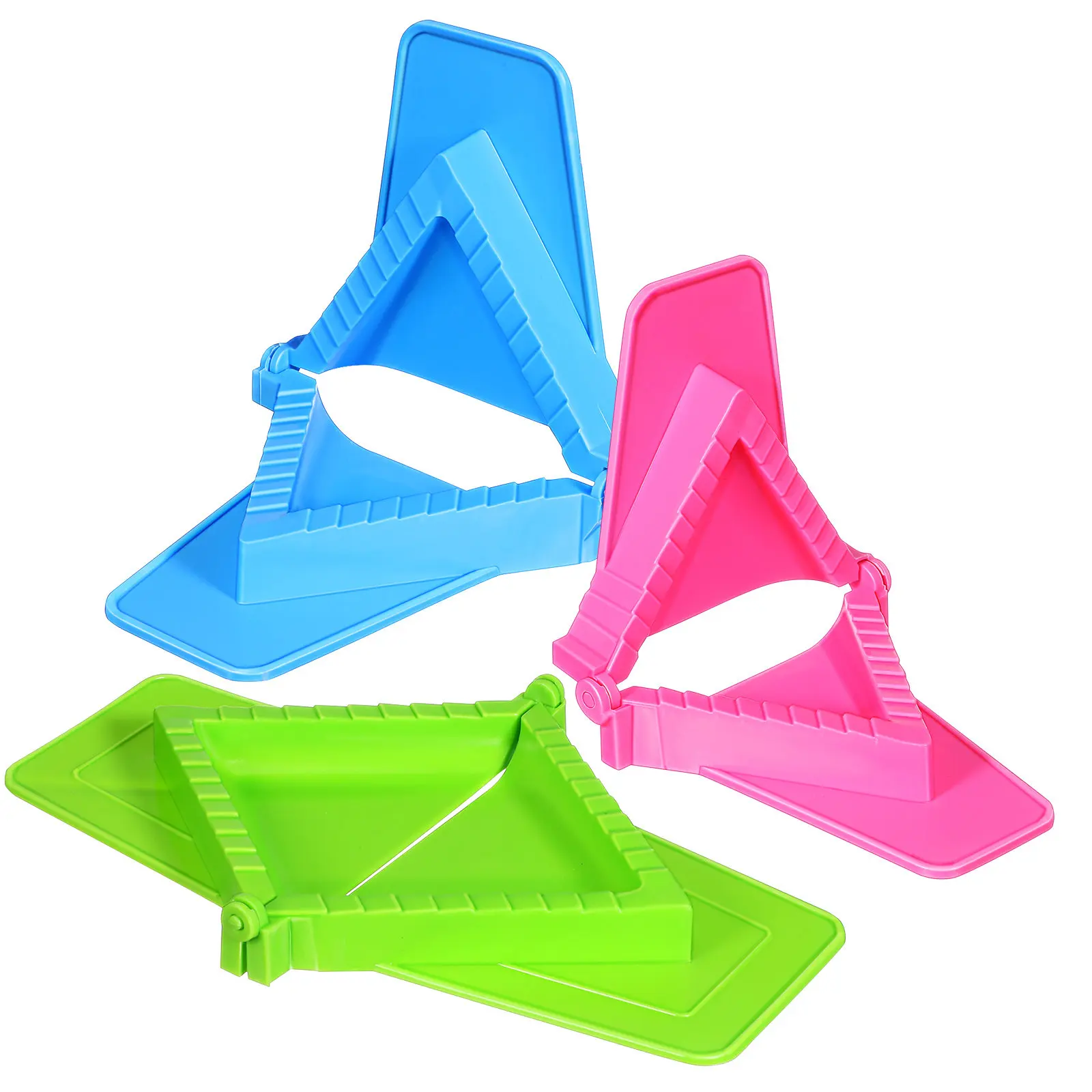 Juego de 3 Moldes Ergonómicos para Empanadillas, Herramienta Manual de Plástico para Hacer Empanadillas Chinas, Wontons, Gyoza, Pierogi, Empanadas