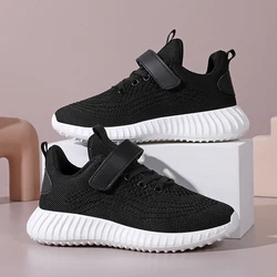 Scarpe da corsa per bambini per ragazzi e ragazze tessuto traspirante morbido antiscivolo Unisex per bambini Outdoor Casual Sneaker