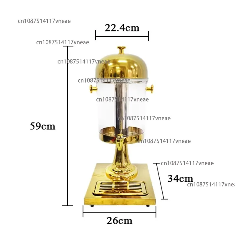 

Hotel Restaurant Equipment 201 Stainless Steel 8L Juice Dispenser, Distributeur De