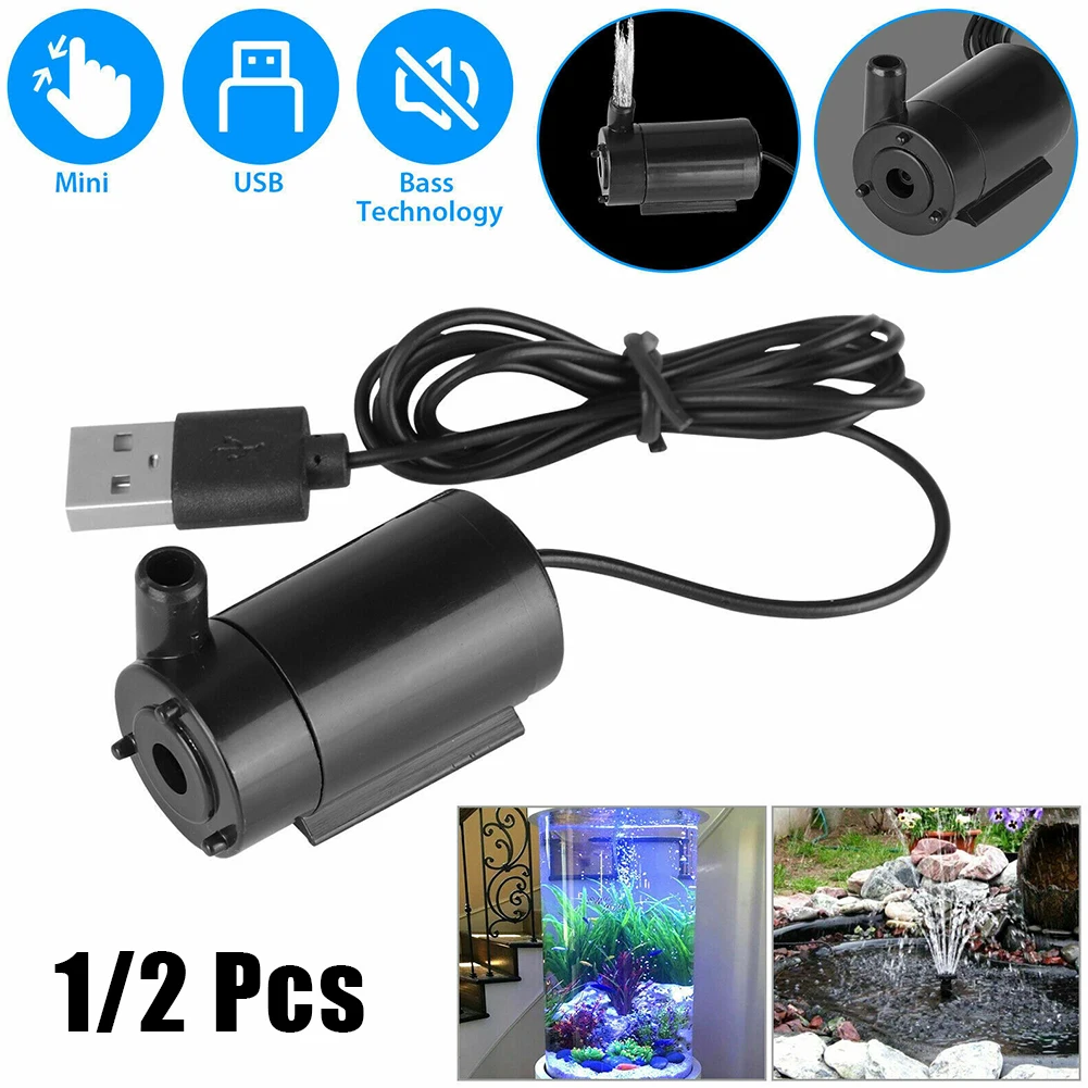 Water Pump Submersible Water Pump 5V 1.0A Energy Saving Super Sound-off USB DC Low-voltage For Garden Watering High Quality