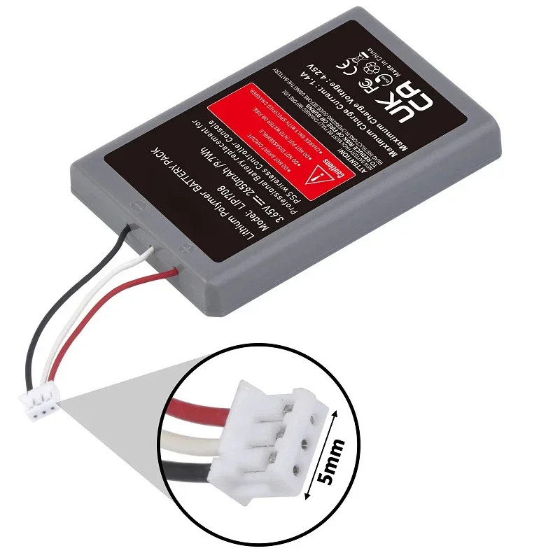 3.65V LIP1708 2650mAh PS5 Controller Replaces Battery for Sony PS5 DualSense CFI-ZCT1W Wireless Controller Battery
