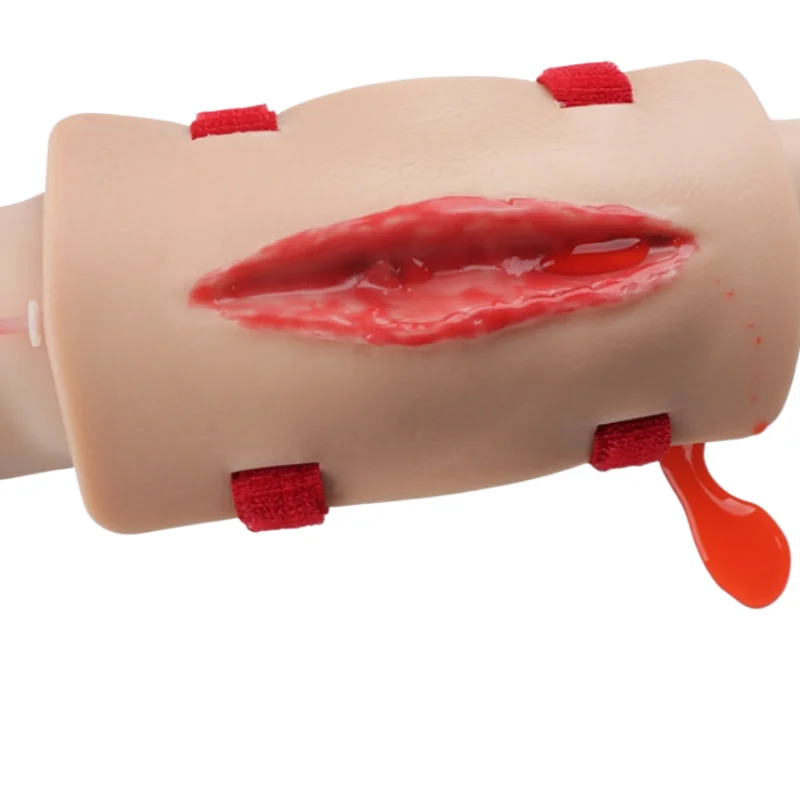 PVC Trauma Simulated Wound Practice Module for Nurse Training & Schools Featuring Hemostasis & First-Aid Practice Manikins