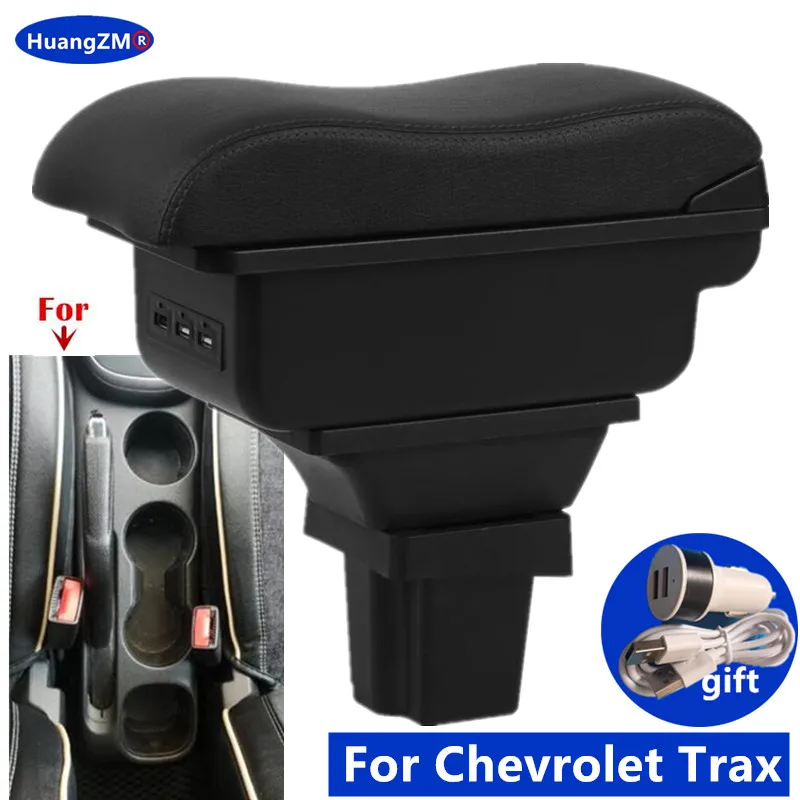 Car Armrest For Chevrolet Trax Armrest Box For Chevrolet Trax Tracker Arm Car Storage Box Accessories 2015 2016 2017 2018 2019