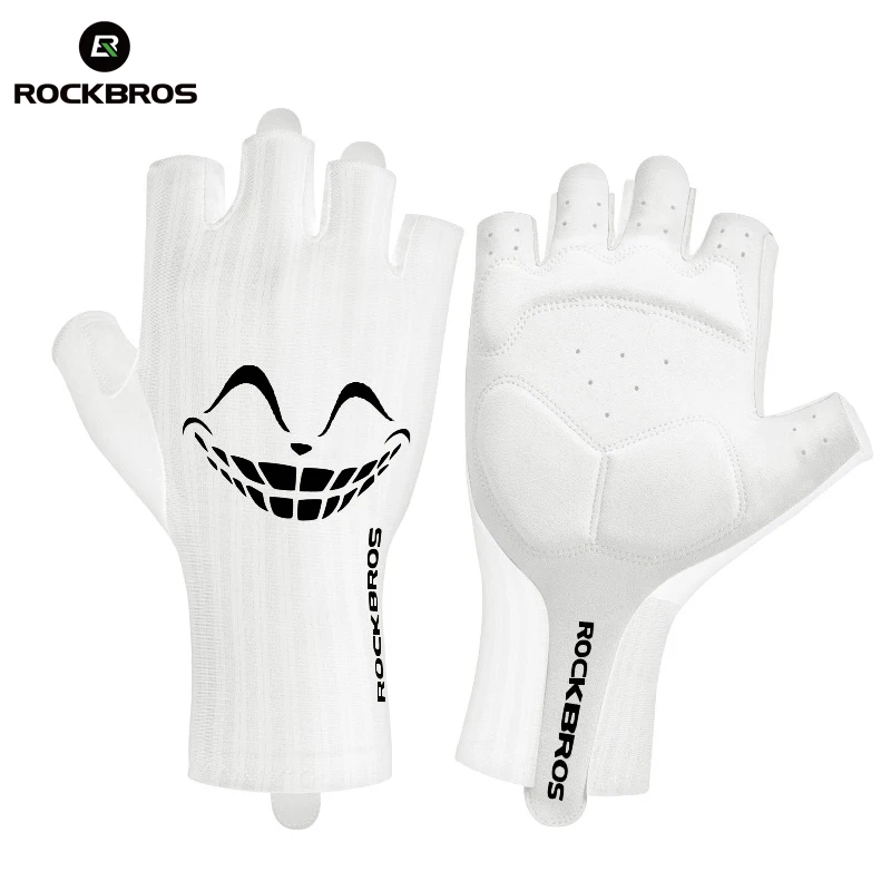 ROCKBROS Cycling Gloves Men Women Summer Half Finger Gloves Breathable Shockproof MTB Road Bicycle Gloves For Bike Accessories