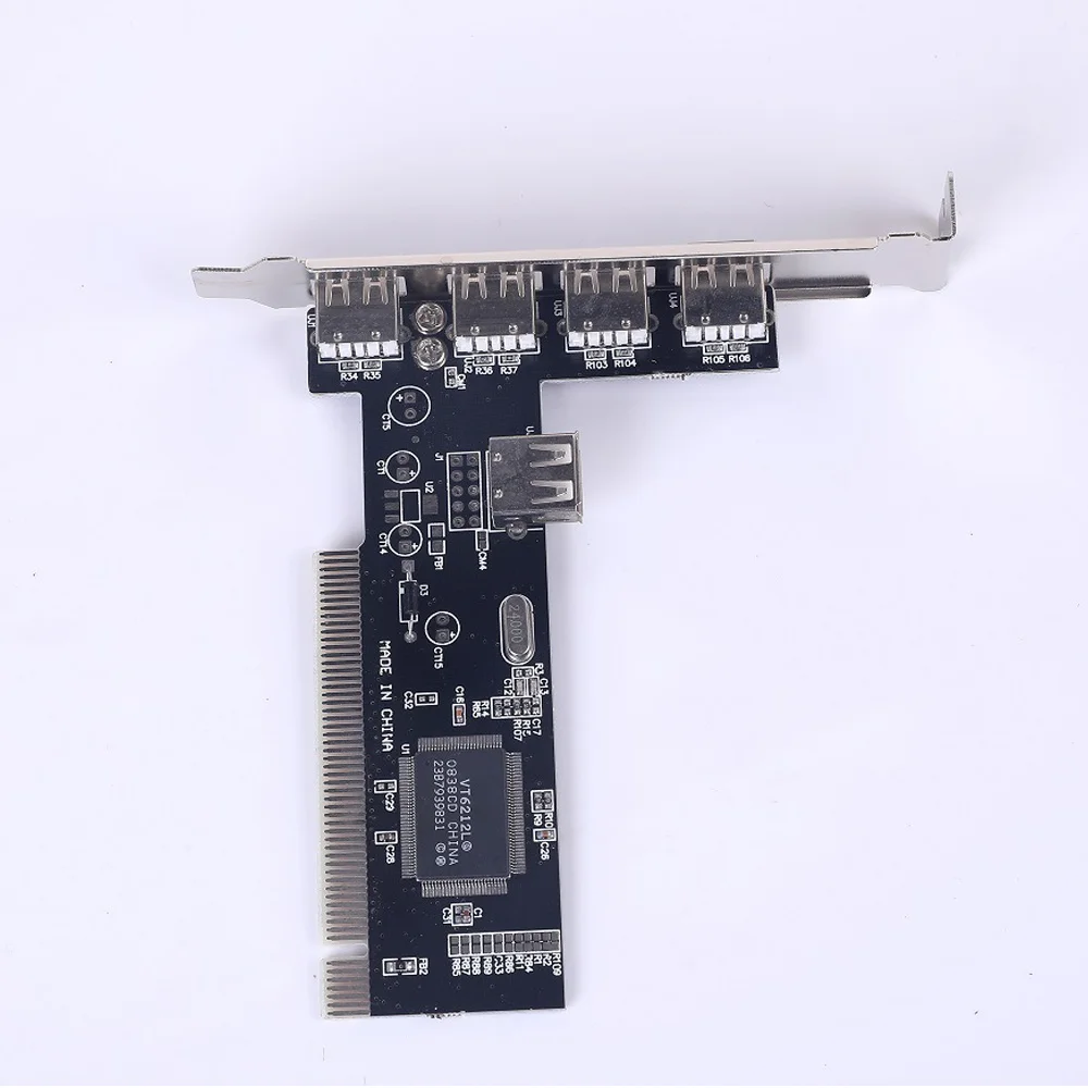 

Well Made-USB 2.0, 4 порта, 480 Мбит/с, высокоскоростной адаптер VIA HUB PCI-контроллера, карты PCI для Vista Windows ME XP 2000 98 SE
