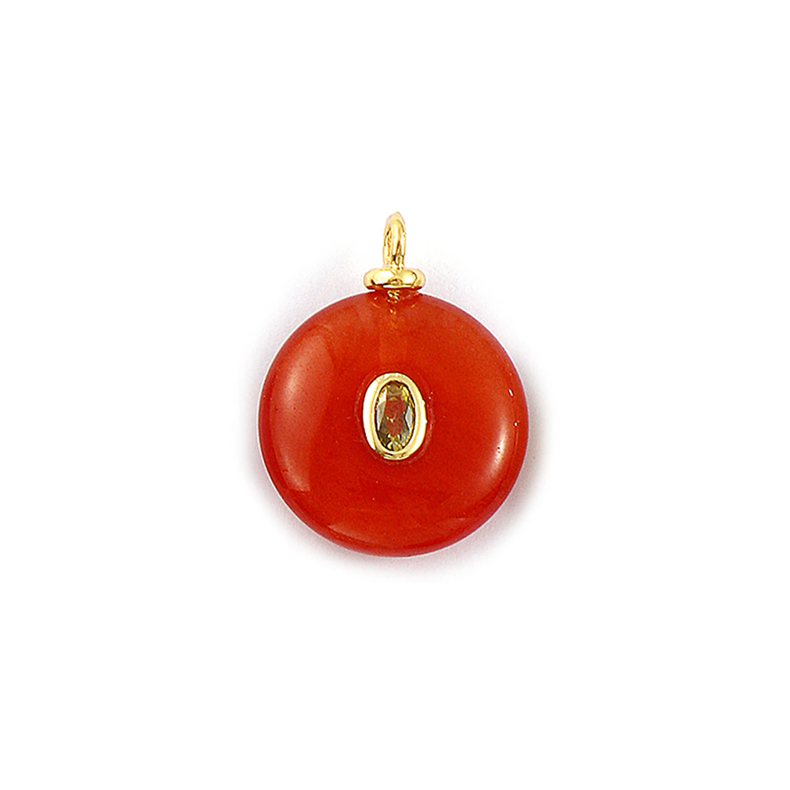 1 قطعة كلاسيكية خمر الأرجواني الأحمر الأحجار الكريمة سحر النحاس هندسية الحجر الطبيعي 18K الذهب الحقيقي مطلي قلادة Findings بها بنفسك النتائج #1