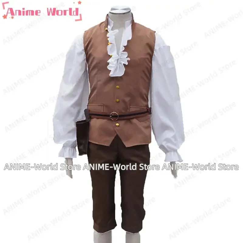 《Custom Size》Belle Prince Gaston Cosplay Costume Halloween Carnival Battle Unifroms Full Set