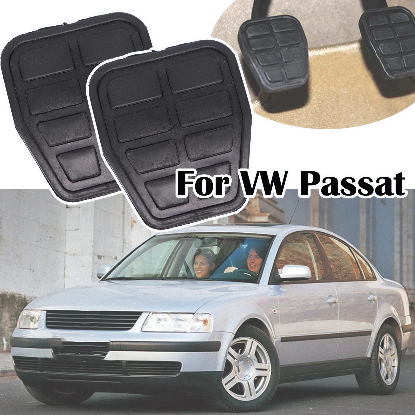 

Car Rubber Brake Clutch Foot Pedal Pad Cover Replacement 7213141 6X0721173A For VW Passat B2 B3 B4 Corsar Carat 1980 - 1995 1996