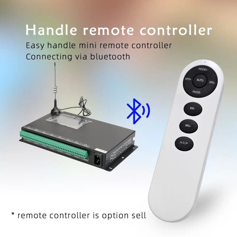 K-SY-418(X) SD card + music control +timer programmable addressable pixel light controller, SPI& DMX512 controller, touch screen