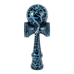 Wooden Toy Outdoor Sports Kendama Toy Ball Children and Adults Outdoor Ball Sports Crack Beech Wood Colorful Design Black and