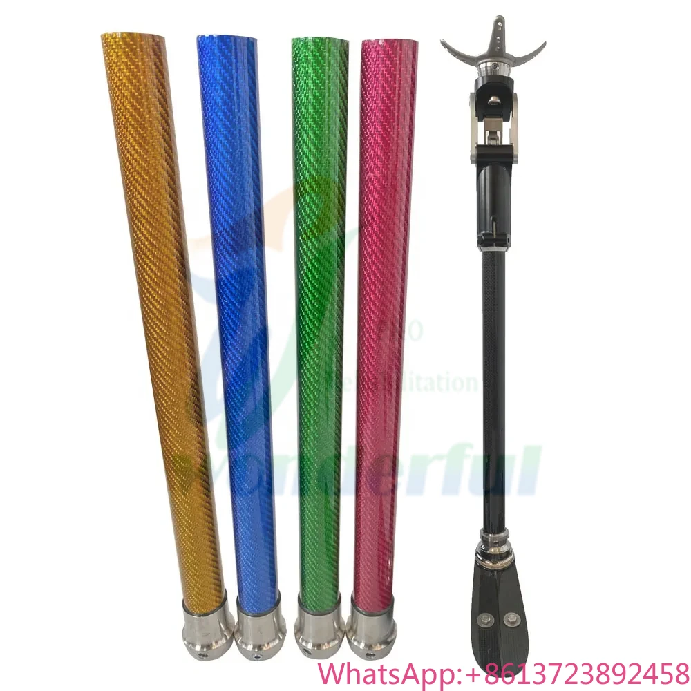 

WDF High Quality Artificial Limb Carbon Fiber Tube Colorful Prosthetic Knee Prosthesis Parts Implants & Interventional Materials