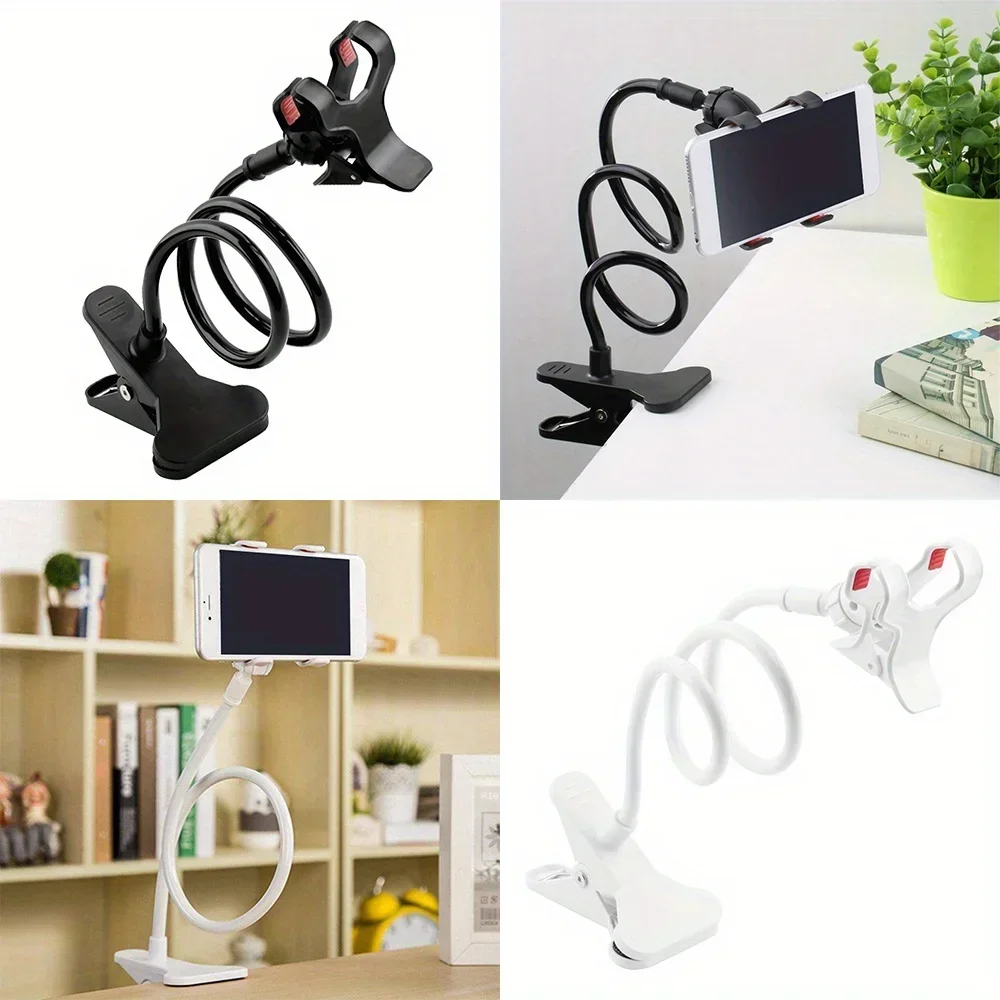 Mobile Phone Holder Universal Smartphone Clamp 60cm Claw Clip Flexible Rod Articulate Support Bracket 360° Adjustable Lazy Stand