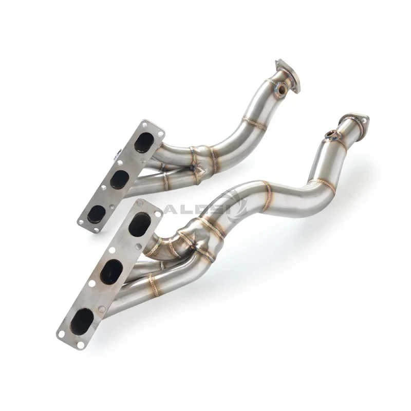Picture 5: Suitable high-end exhaust manifold BMW5 E39 M54 3.0 1995-2002 Stainless steel performance exhaust pipe Catless downpipe
