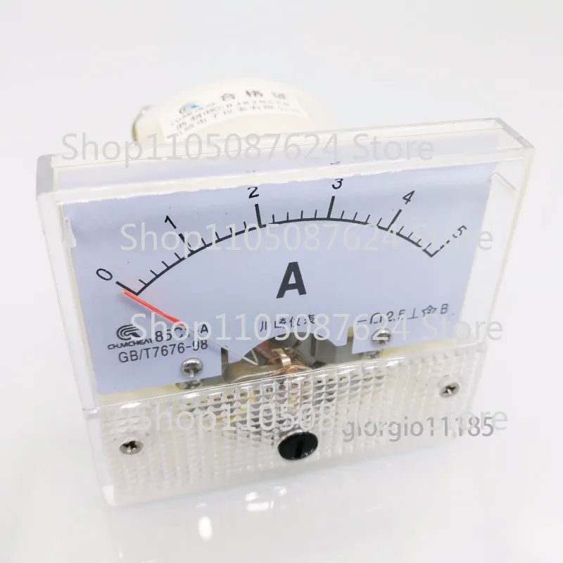 ZZZ Analog Panel AMP Current Ammeter Meter Gauge 85C1 0-5A DC