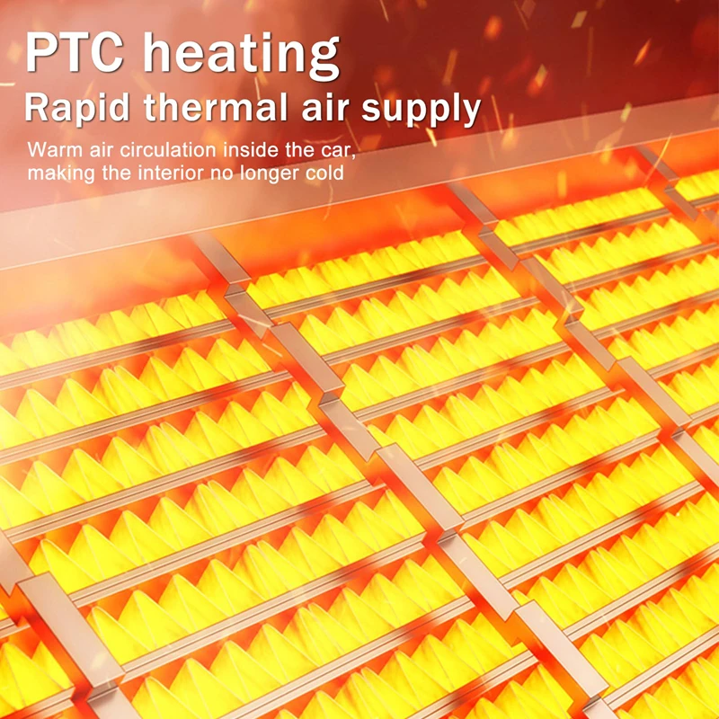 سخان مثبت على السيارة 12 فولت مع 360 درجة ° دعامة دوارة لإزالة الجليد وإزالة الضباب كلا أغراض تسخين التبريد سخان السيارة الجديد 2026 #5