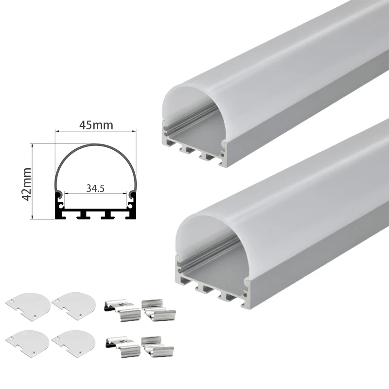 

Multi-sided Luminous Aluminum Profile Surface Mounte Led Channel For Ceiling Cabinet Linear Light