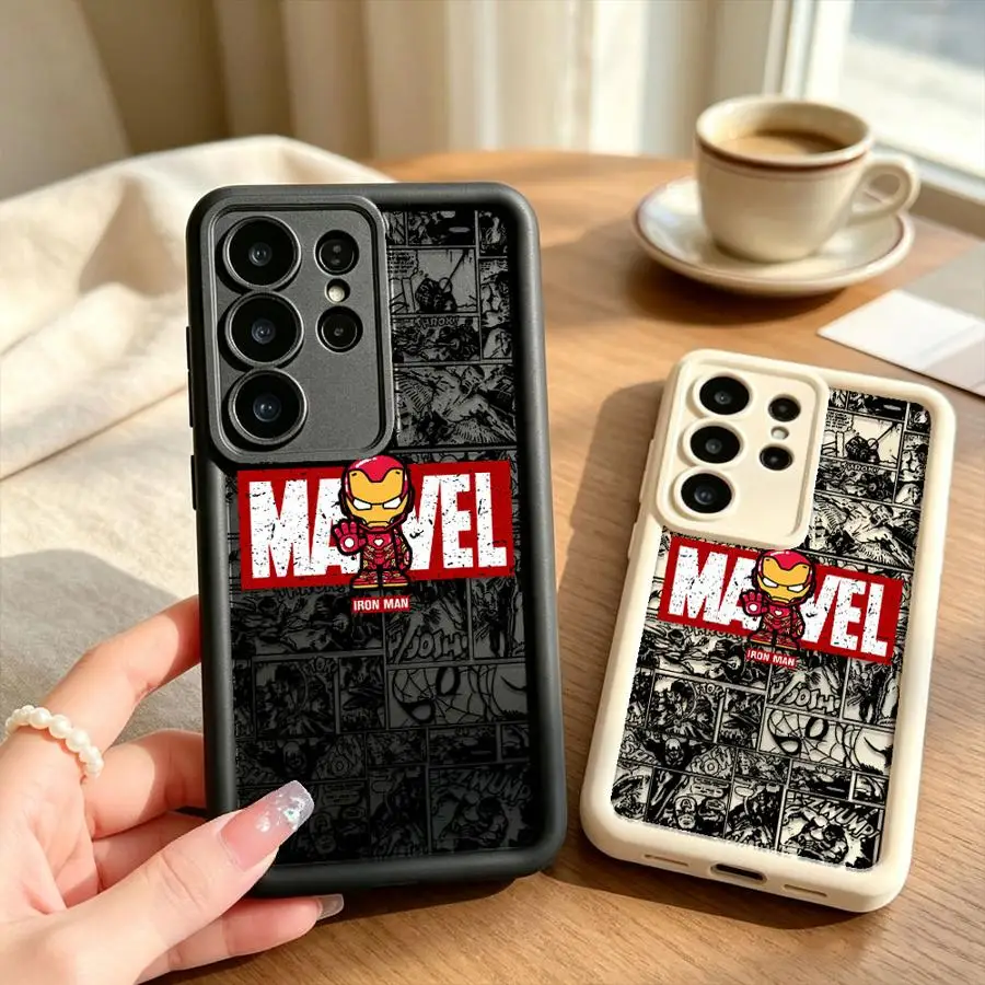 Case for Samsung Galaxy S26 Ultra S21 S22 S24Ultra S20FE S24 Plus S25 S23 FE S25 Edge Phone Cover Comic New Ironman