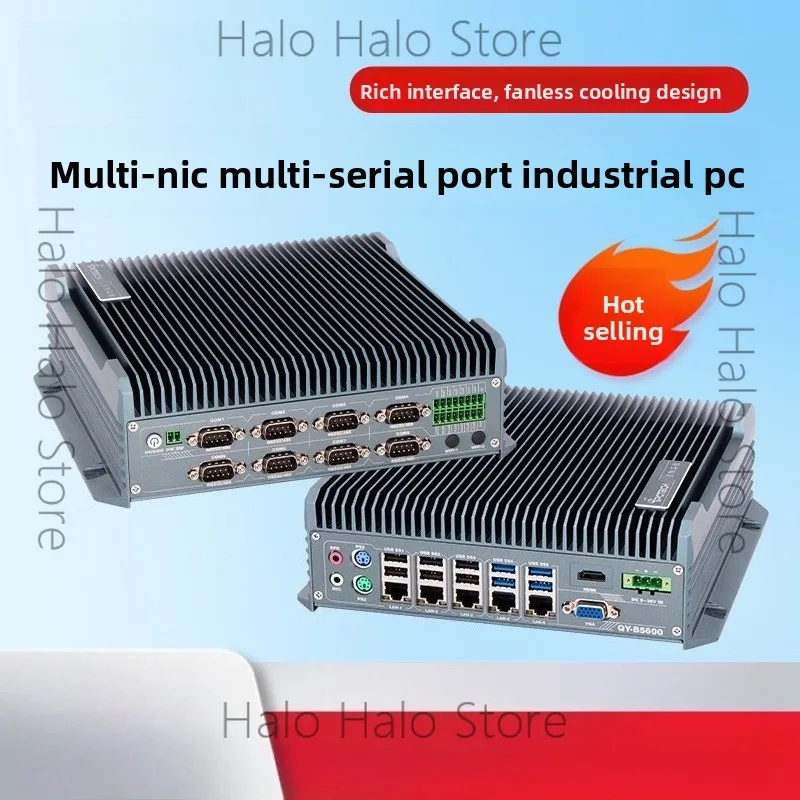 

Fanless Mini Industrial Computer Multi-Serial Port Embedded Computer Micro Industrial Host