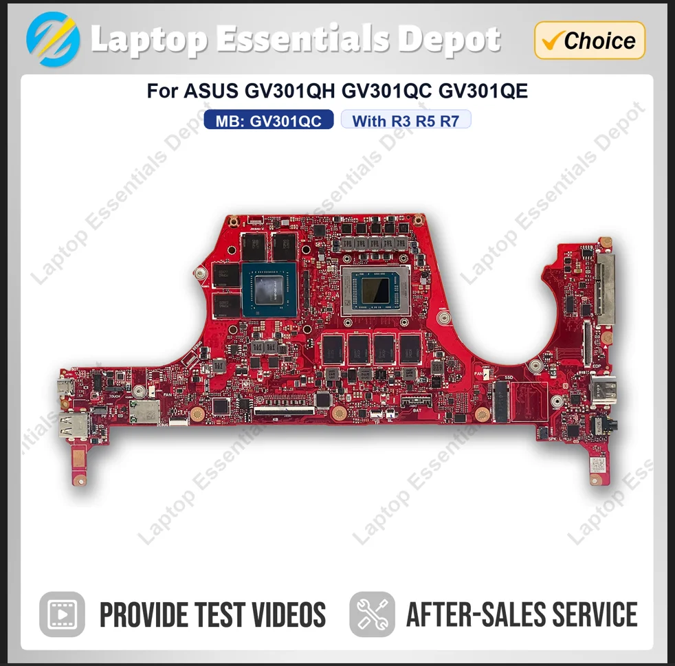 GV301QC Laptop Motherboard For ROG Flow X13 GV301QH GV301Q GV301QE Mainboard R9-5900HS GTX1650 RTX3050 RTX3050Ti 16GB-RAM