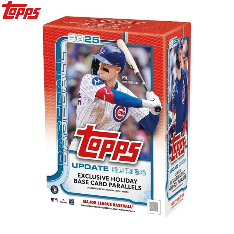 New 2025 Topps Updates Baseball Factory Sealed Value Box Trading Collection Card EXCLUSIVE HOLIDAY BASE CARD PARALLELS