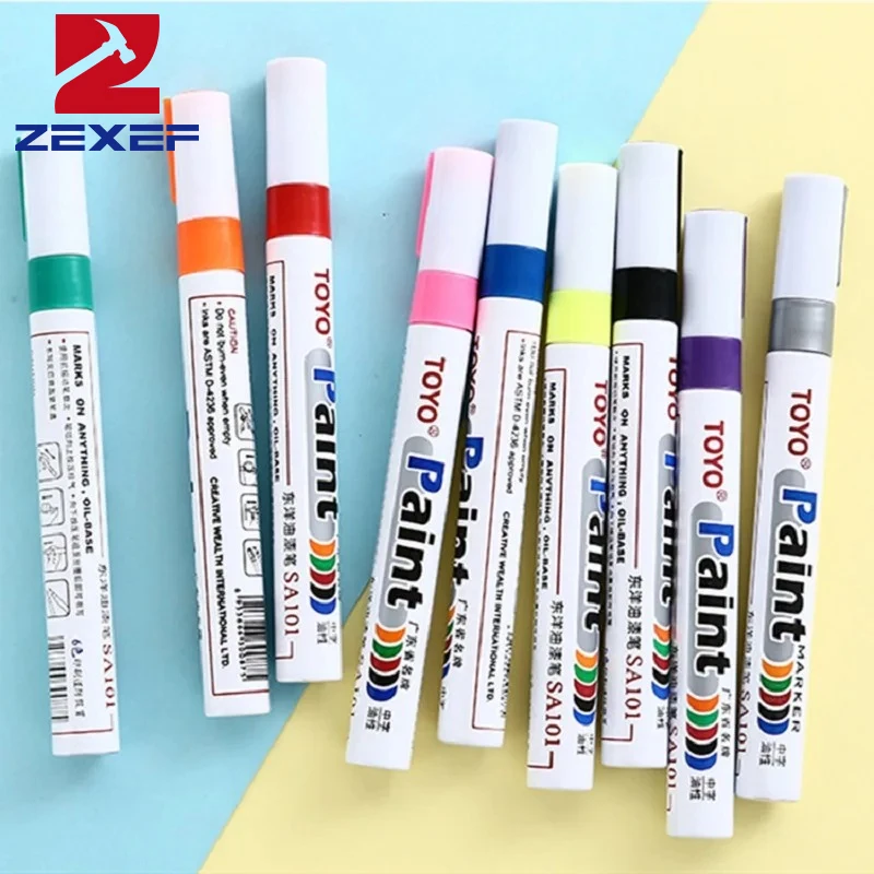 Waterproof Car Tyre Tire Tread Tire Paint Pen Marker DIY Art Drawing Pen Tool For BMW E46 E49 F30 F80 E36 E93 E92 F34 F31 Z4