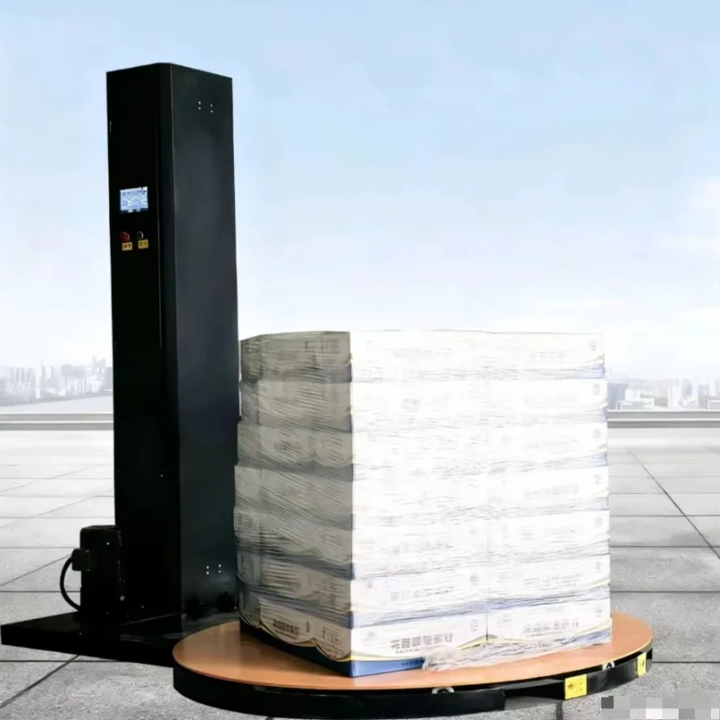 Pallet Wrapping Machine High-speed Automatic Pallet Packaging Equipment For Use In Logistics Warehouses For Shipment Purposes