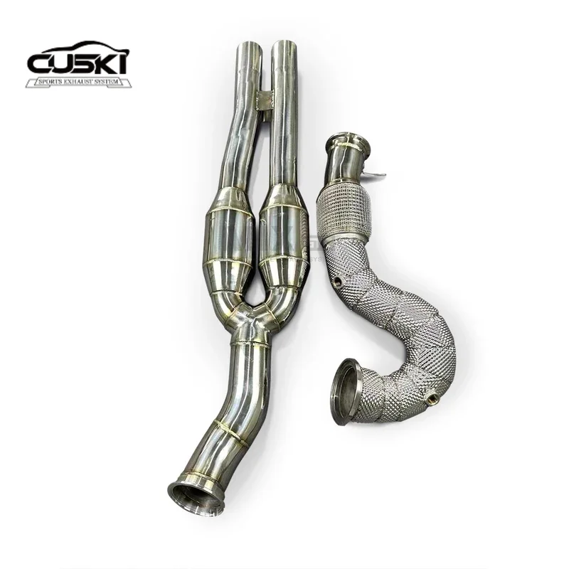 High quality stainless steel exhaust downpipe suitable for Audi TTRS 8p RS3 2.5 TFSI Evo (ea855) 2017-2019 Automotive Exhaust