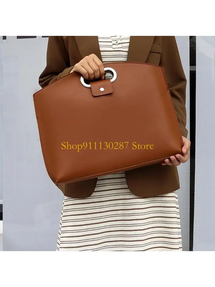 

J1HC Laptop Bag for Women Waterproof 13.3/14inch Computer Bag Business Office Briefcases Large Capacity Handbag Professional