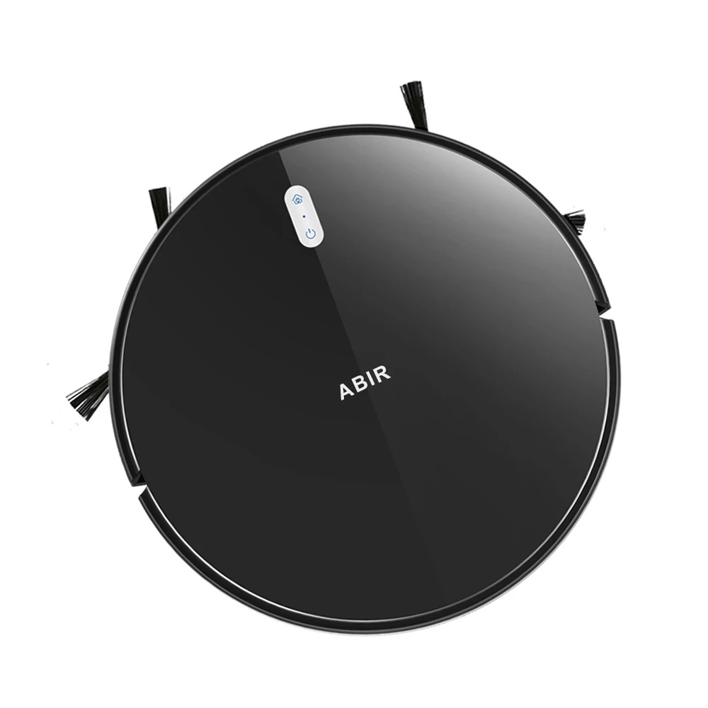 Aspirateur robot ABIR G20S, Navigation sur carte IA, partition super intelligente, avec mémoire,app WiFi,aspiration 6000Pa,nettoyage humide intelligent, désinfection, fonctionne avec Alexa et Google