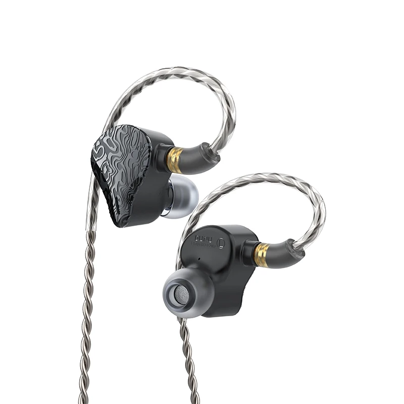 DUNU VULKAN DK-X6 Hi-Res HIFI In-Ear Earphone 2DD+4BA Hybrid IEM 3.5/2.5/4.4mm Twist-lock Plug 0.78mm Detachable  Cable Earbuds