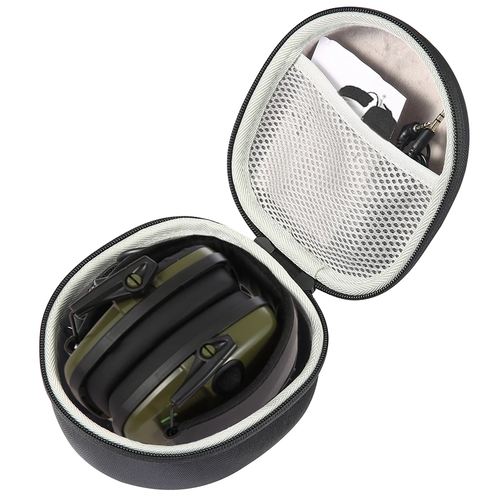 Hard Storage Carrying Case for Electronic Earmuffs Shockproof Bag Top Quality Anti-fall Dustproof Travel Carring Case