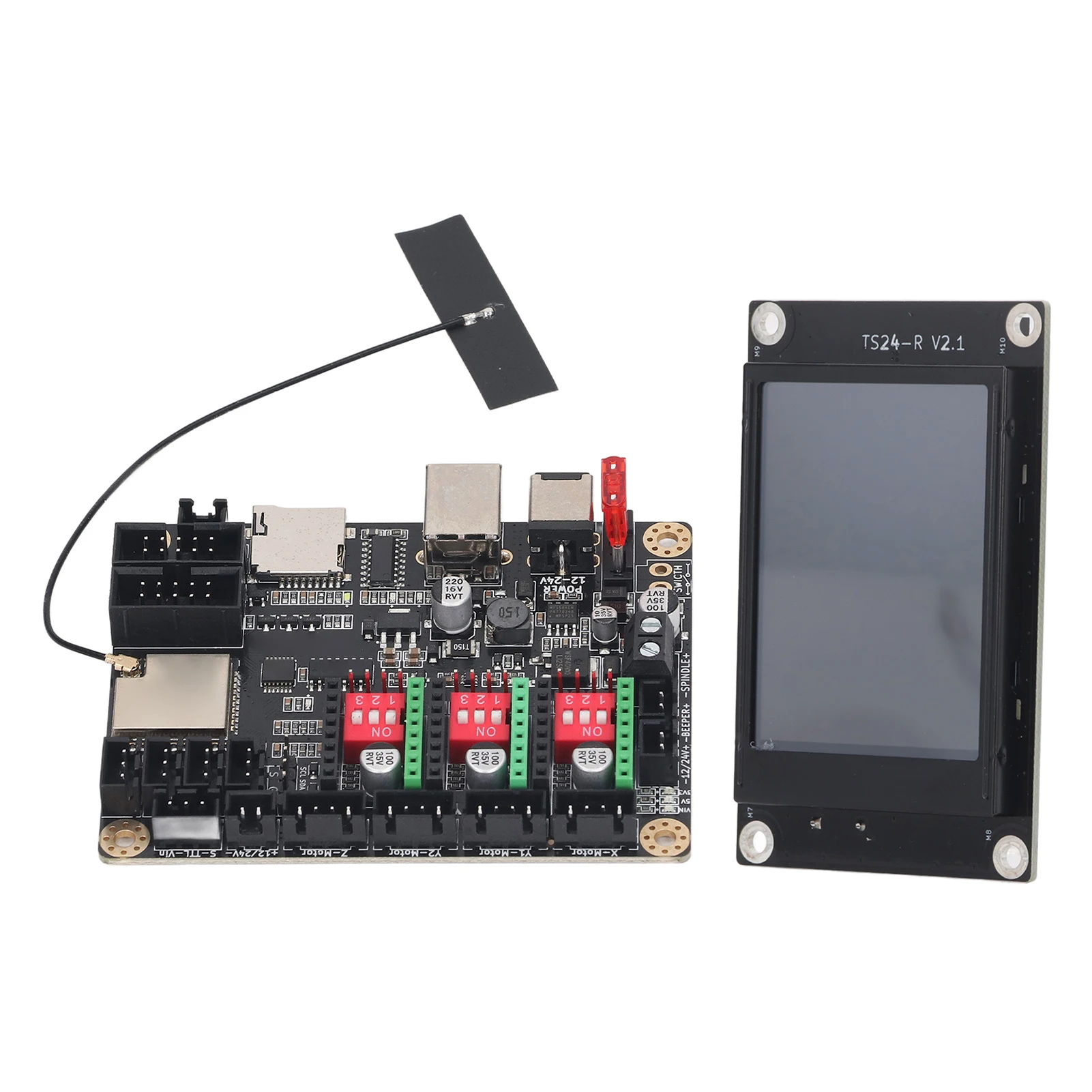 

Laser Engraving Machine Main Board 32 Bit for MKS DLC32 V2.1 Control Board with WIFI 2.4 Inch Touch Screen 12 to 24VDC