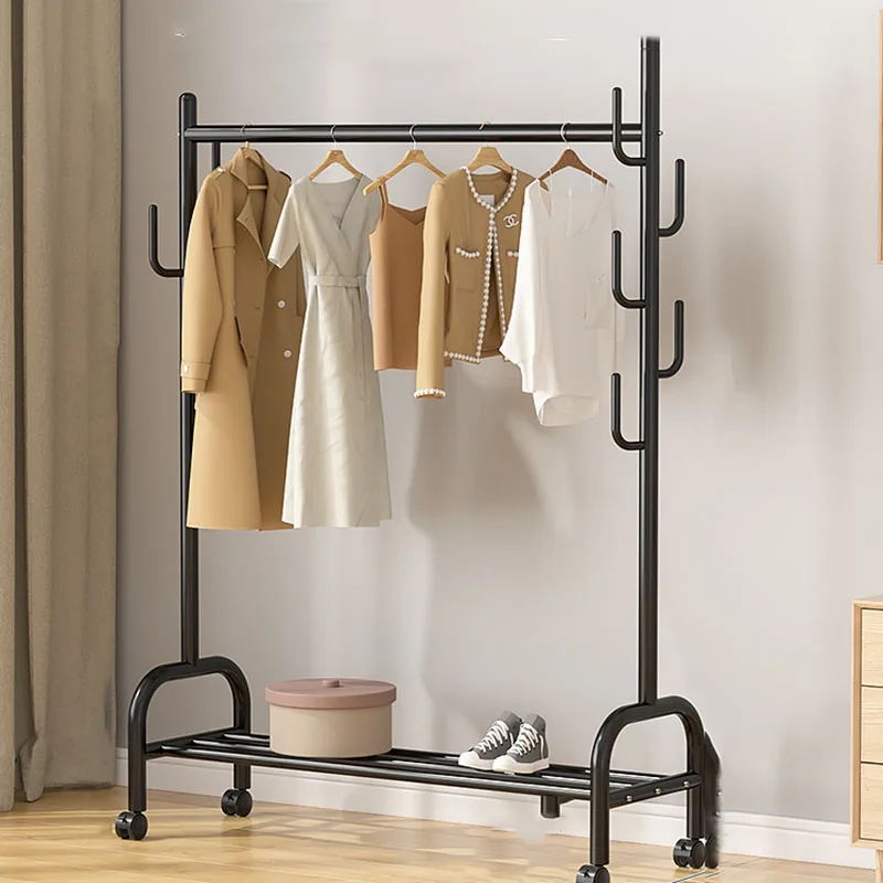 

Rectable Clothes Coat Racks Wardrobe Designer Floor Stand Coat Racks Nordic Hall Outdoor Mobile Para Casa Home Furniture WW50CR