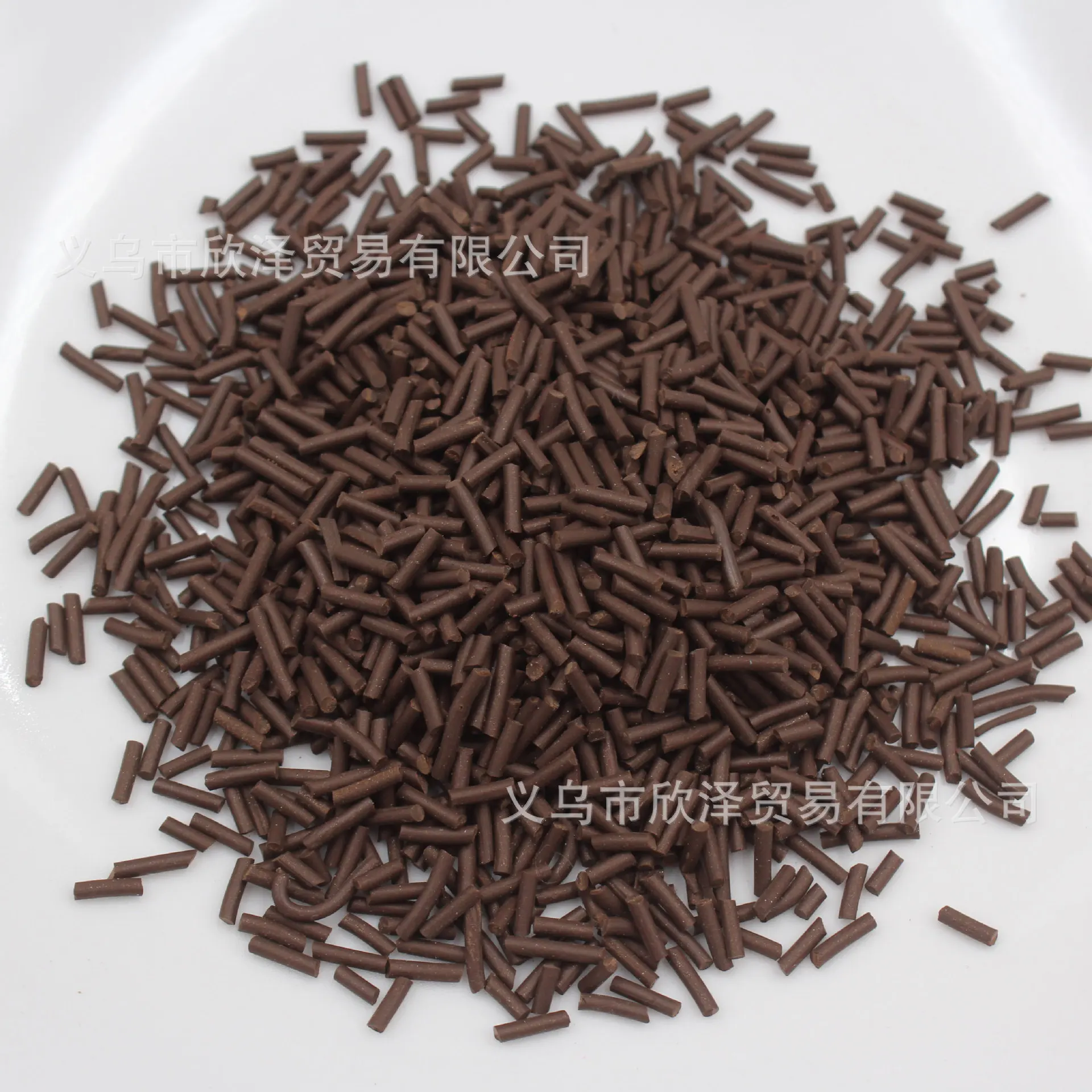 20g Polymer Heiße Ton Streusel Braun Herz für DIY Handwerk Tiny Nette Zubehör – Detail 3