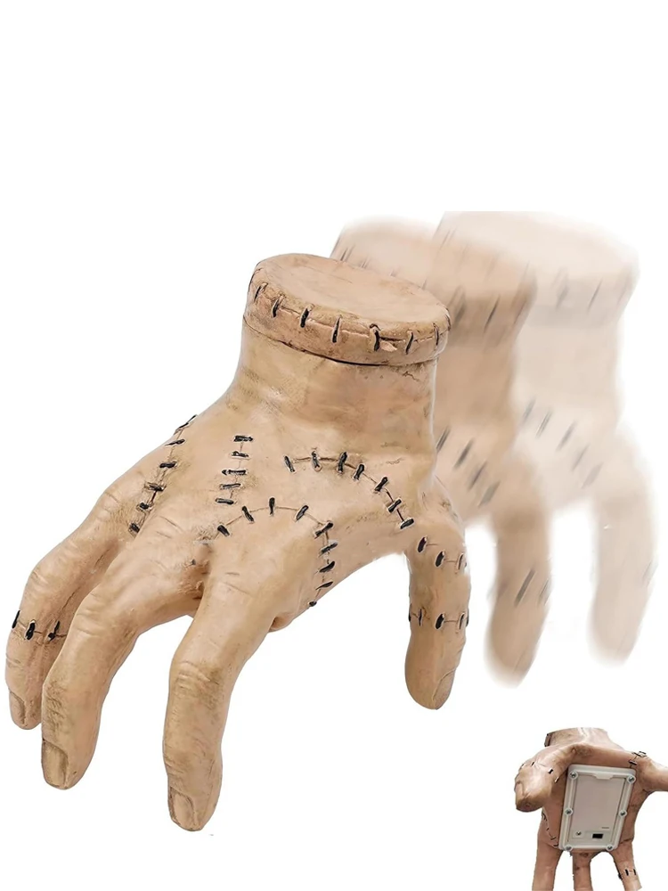 Halloween Horror Wednesday Thing Hand Toy From Addams Family Latex Figurine Home Decor Desktop Craft Holiday Party Costume Prop
