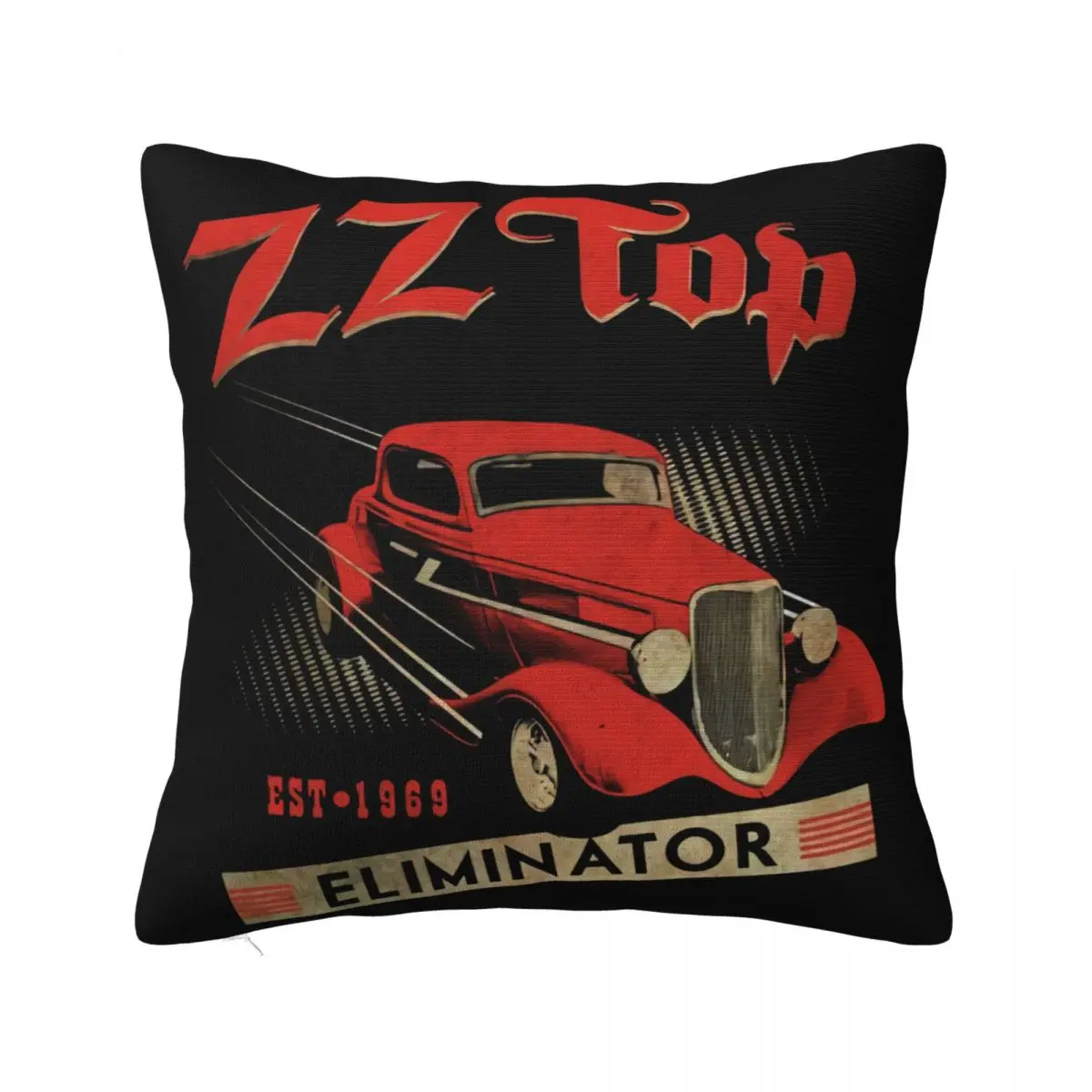 

Eliminator Est 1969 Zz Top Classic Rock Band Licensed Concert Tour Adult Pillow Case