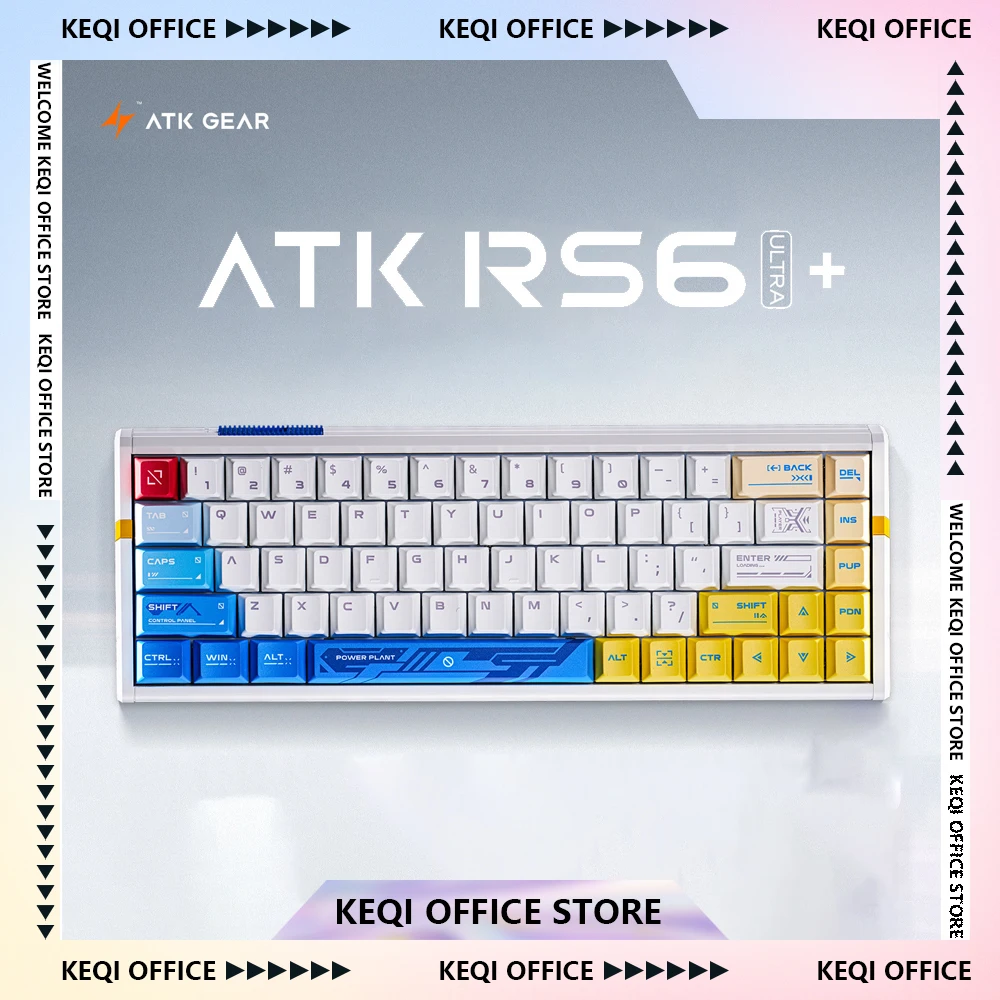 ATK RS6 plus Magnetic switch Keyboard Wired All aluminum Polling rate 8KHz Gaming Keyboard Custom E-sports PC Accessories Gift