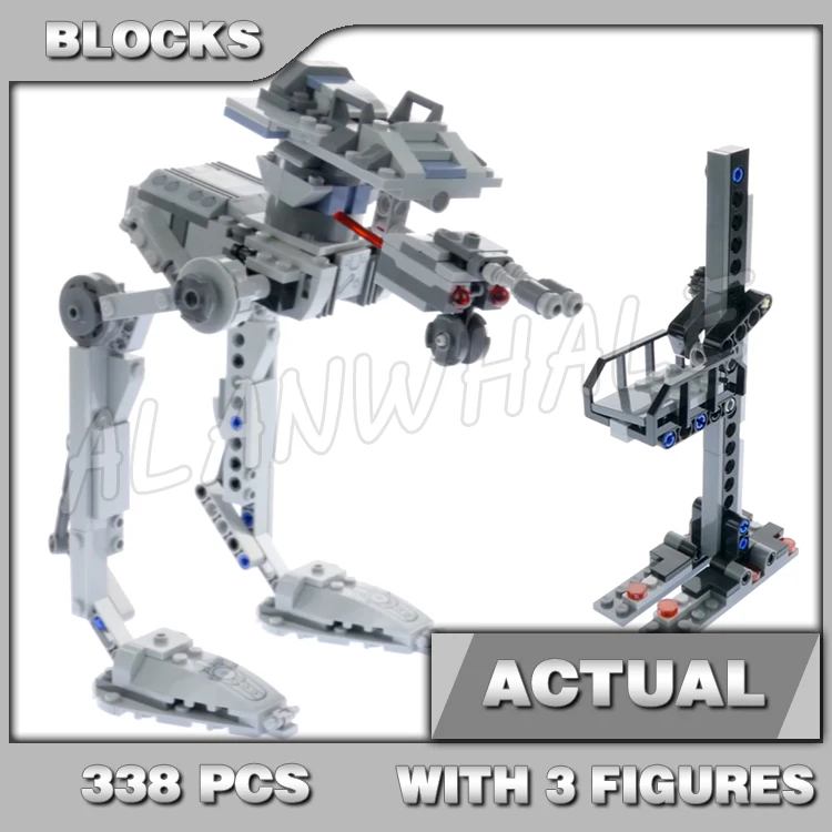 

338pcs Space Plan First Order All Terrain Scout Transport Posable Leg Hangar Lift 10912 Building Block Toy Compatible With Model