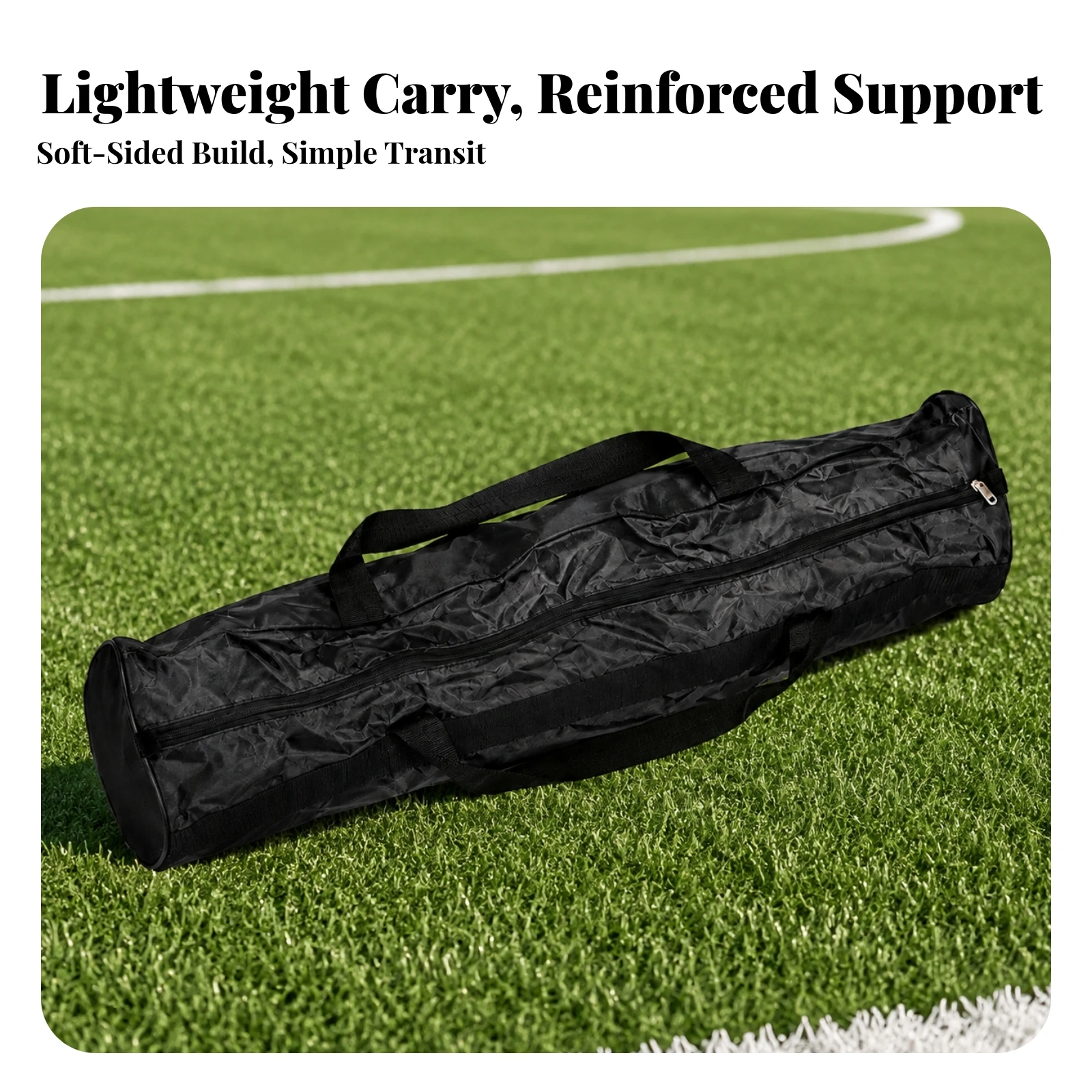 Pole Storage Bag Heavy-Duty Training Pole Bag Tear-Resistant Padded for Coaches, Outdoor Practice, Gym