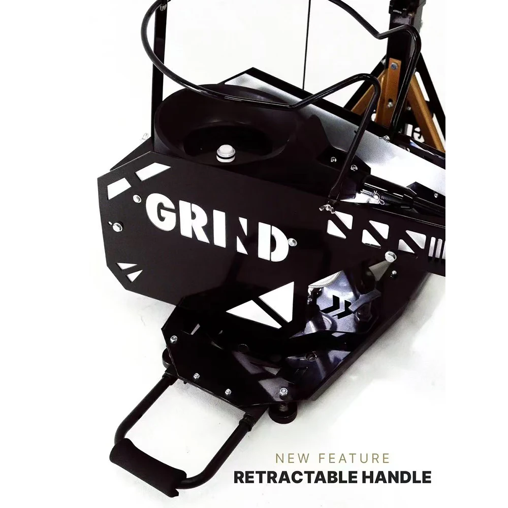 Electric Rebound System Portable Adjustable Basketball Shot Machine with Remote Control and Stand