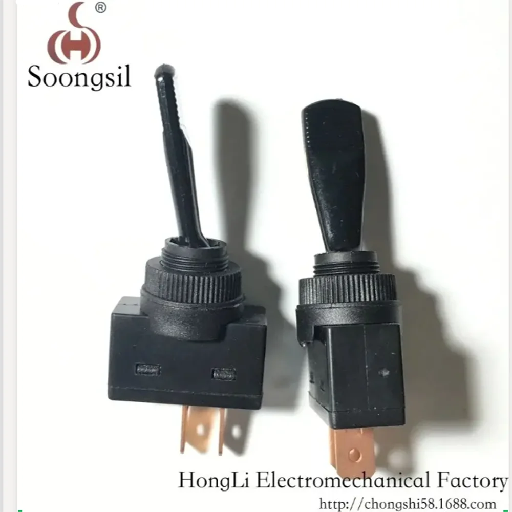 

Toggle Switch Latching Flat Handle 12MM 2 Pin ON-OFF SPDT CQC UL ROHS Silvery Point Step New 24V Frsky FlySky Toggle Switch