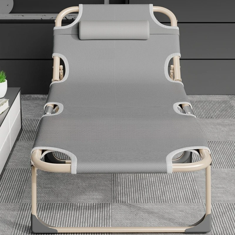 Single Household Rollaway bed simple lunch break Office adult Folding bed Camp Multifunctional cama solteiro bedroom furniture