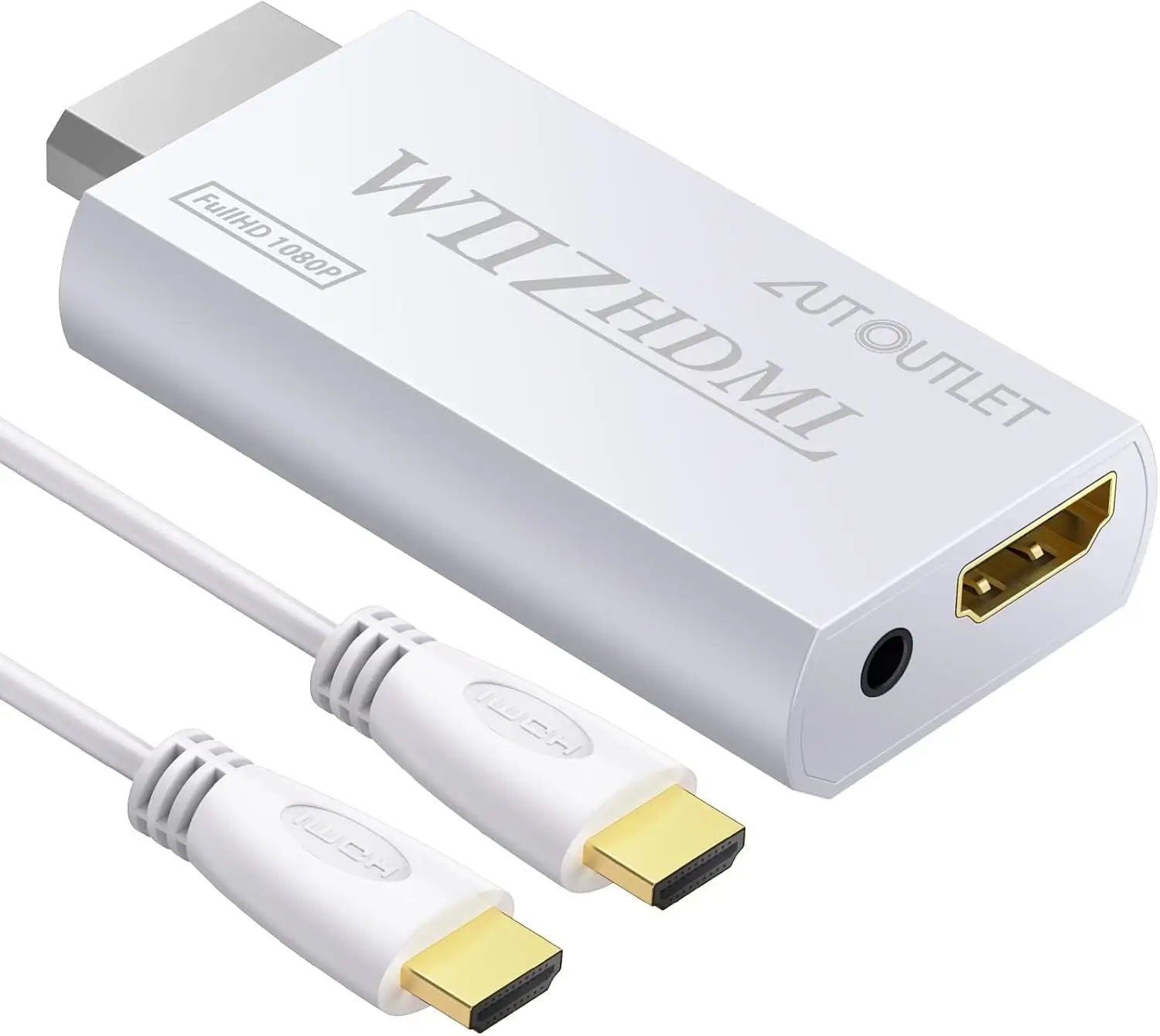 

Адаптер Wii HDMI, кабель 1 м, 720/1080P, все режимы Wii, совместимый с Nintendo (128 отсчетов)